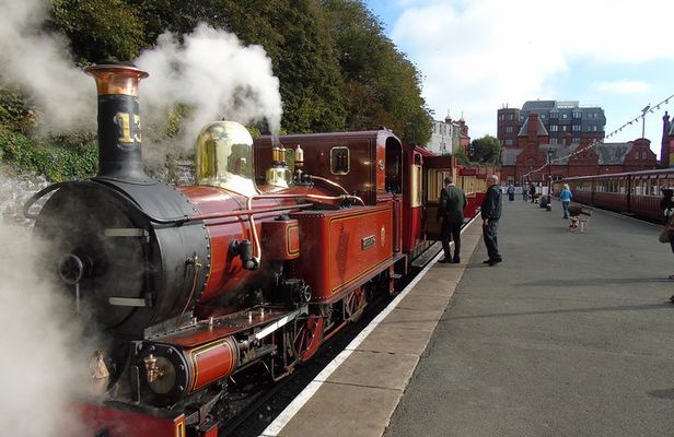 Steam Trains and Castles with qualified Isle of Man Tour Guide
