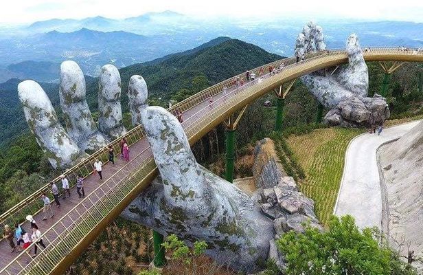Day Tour to Golden Bridge, Ba Na Mountain via Cable Car from Hoi An or Da Nang