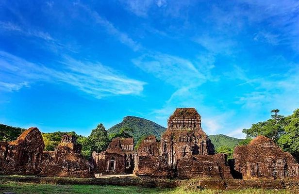 MY SON Tour & Hoi An Countryside with Basket Boat, Buffalo Ride,Farming Activity
