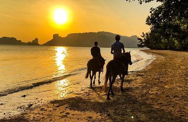 Sunset Horse Riding Tour at Ao Nam Mao Beach Krabi