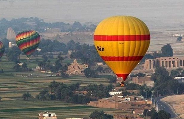 Hot Air Balloon over Luxor