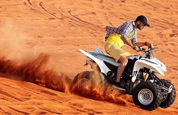 Dubai Morning Safari: Quad Biking, Sandboarding & Camel Ride!