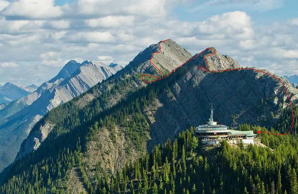 Sulphur Mountain Highline Trek in Banff