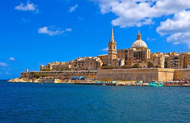 Grand Harbour & Marsamxett harbour cruise guided tour including transport