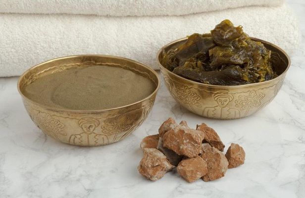A relaxation moment in a traditional Hammam in the Fez medina