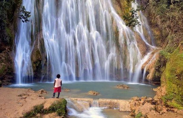 Adventure in the bay of samana and waterfall El limon from punta cana
