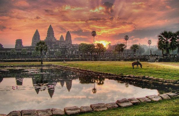 One Day Private Guide Tour of Angkor Thom, Bayon, Ta Phrom & Angkor Wat