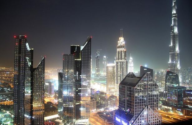 Dubai City Tour By Night With Burj Khalifa Ticket