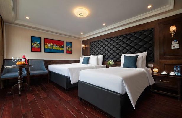 HaLong - LanHa Bay 2 Nights On The 1st Deck with La Pandora Cruises