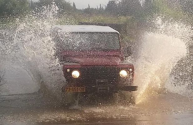 Golan Heights private site seeing Jeep Tour
