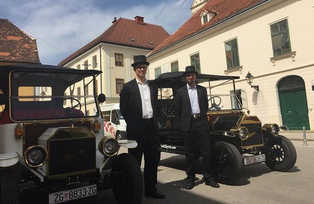 Zagreb Lower Town 50-minute Electric Ford T Sightseeing Tour 