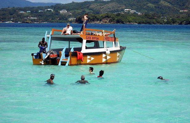Tobago Buccoo Reef Glass Bottom Boat Tour