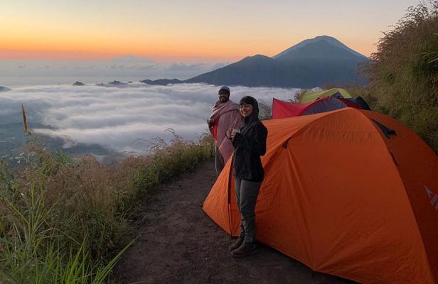 Mount Batur Camping Tour with Sunset and Sunrise Experience