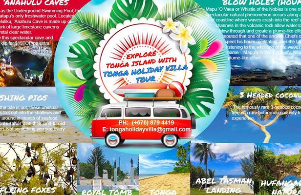 Tonga Holiday V Island Tours - Fixed Prices BEST VALUE