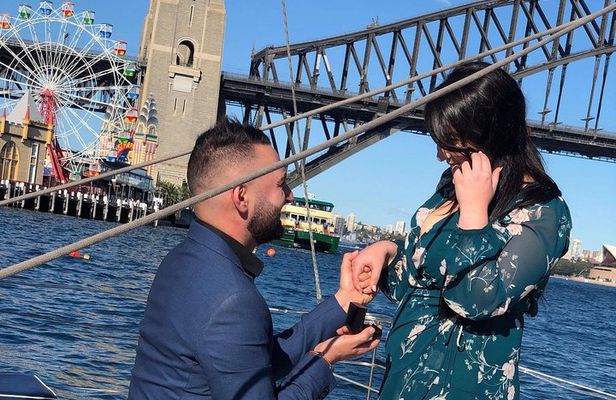 Private Sunset Sydney Harbour Romance Cruise for Two with Seafood Dinner