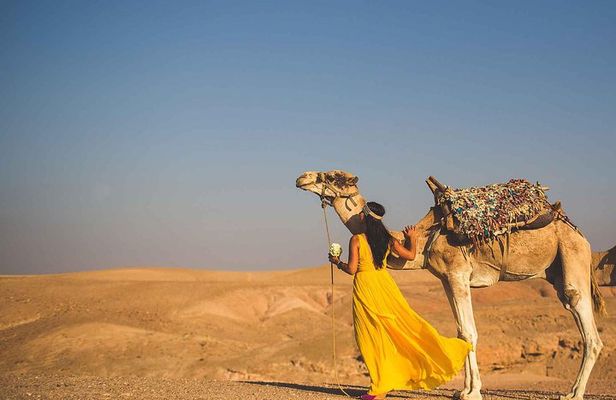 Agafay Desert Full-Day Trip From Marrakech And Berber Villages & Camel Ride