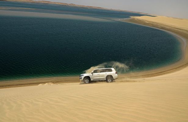 Doha: Desert Safari with Camel Ride, Sand Boarding & Inland Sea