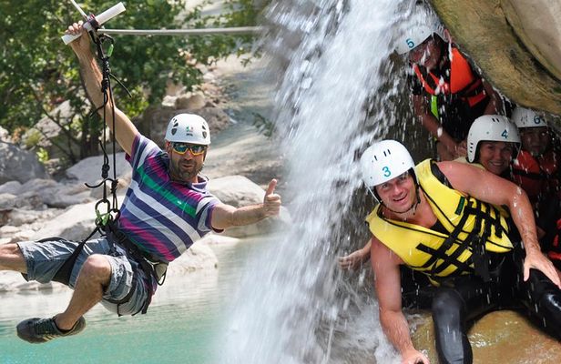 Göynük Canyon: Action-Packed Canyoning & Zipline Experience Kemer