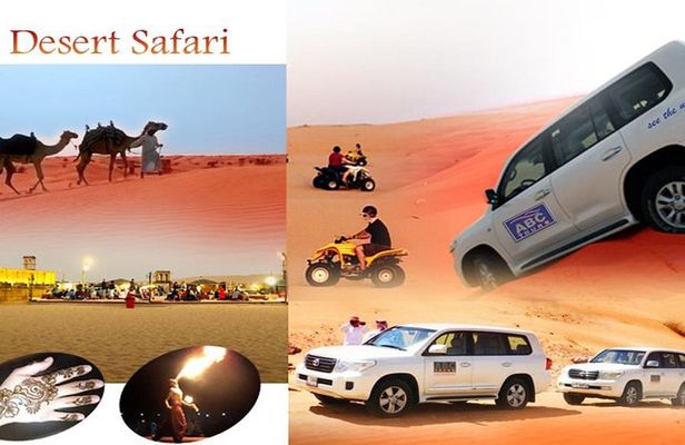 Dubai Red Dune Safari, ATV Quadbiking 10 mins, BBQ, shows