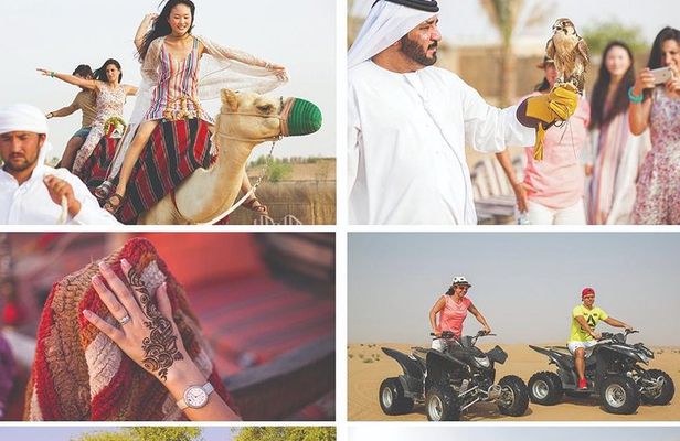 Dubai Desert 4x4 Dune Bashing, Sandboarding, Camel Riding, Dinner