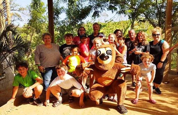 Zipline, Sloths & Monkeys, Chocolate Factory, Private Vehicle for Cruise Family
