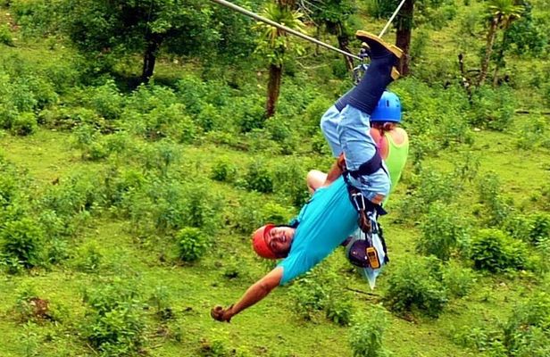 Zipling Hot Springs Adventure from Tamarindo, Rincon de la Vieja