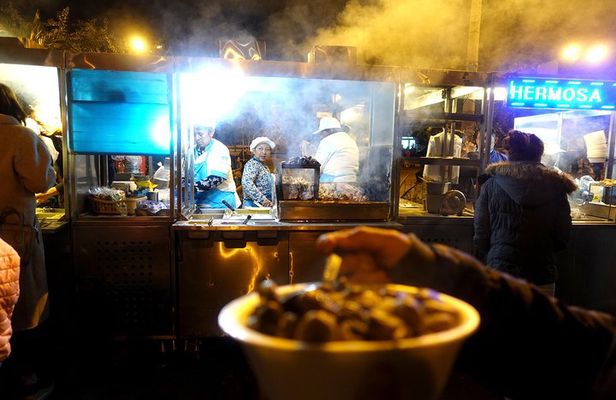 Quito after-dark street food tour