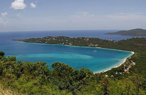 St. Thomas Discount Taxi USVI - Magens Beach Tour (Top 10 Beach In The World)