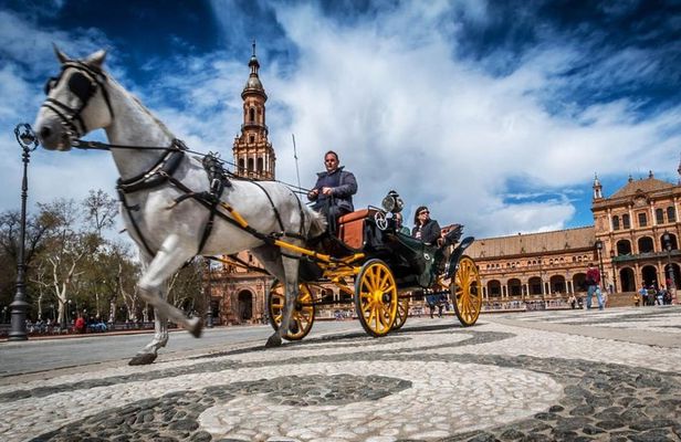 Private Horse Carriage Ride and Walking Tour of Seville