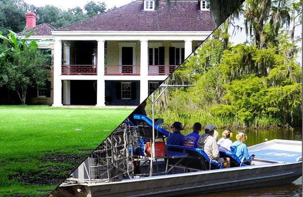 Destrehan Plantation and Small Airboat Combo Tour from New Orleans