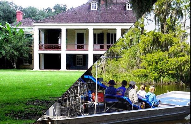 Destrehan Plantation and Large Airboat Tour from New Orleans