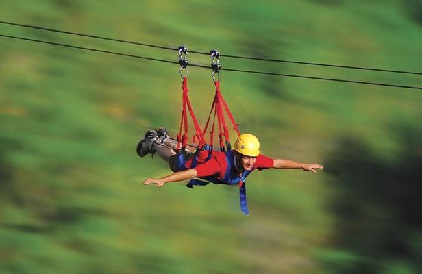 Sarangkot sunrise and zip flying with a private vehicle and guide in Pokhara