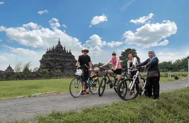 borobudur sunrise from top of temple,prambanan cyling and visit the temple