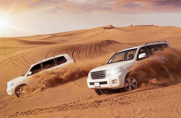 Premium Desert Safari with 45 Minutes of Dune Bashing, BBQ Dinner & Belly Dance