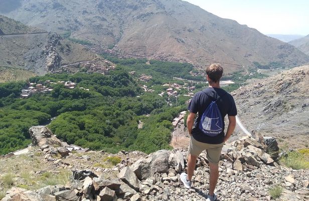 Atlas Mountain, home made lunch & camel ride in Agafay Desert