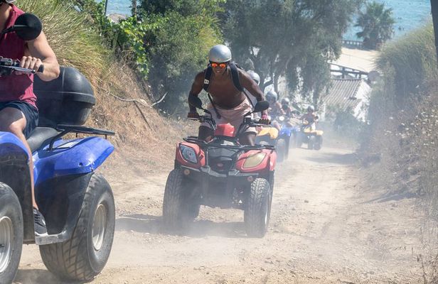 ATV Quad Guided Sightseeing/ Exploring Tour@The Pink Palace Corfu