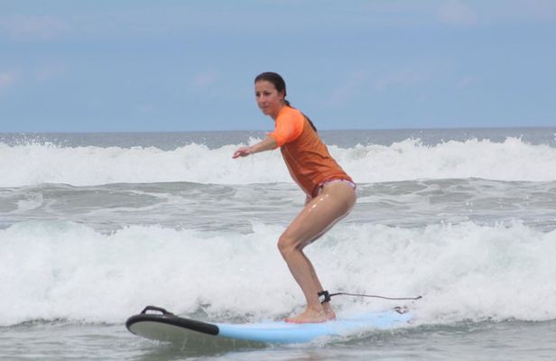Amazing Surf Lessons on a Secluded Beach with Ocean Village Tour