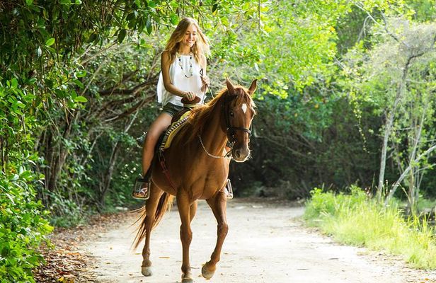 Horseback Riding + ATV + Cenote + Zip-Line from Cancun and Playa del Carmen