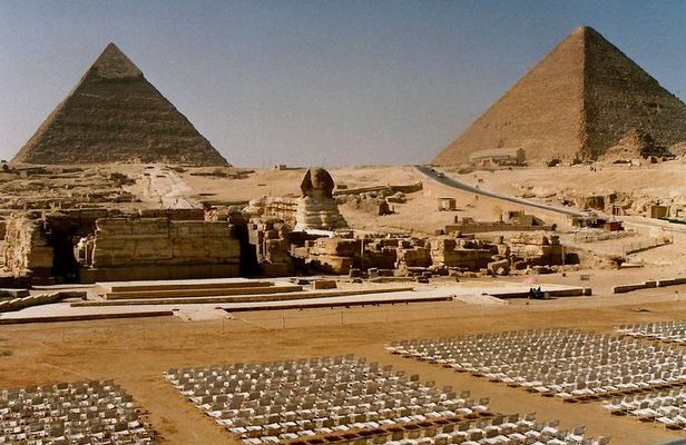 The Great Giza and Saqqara Pyramids Day Tour with Private Egyptology Guide