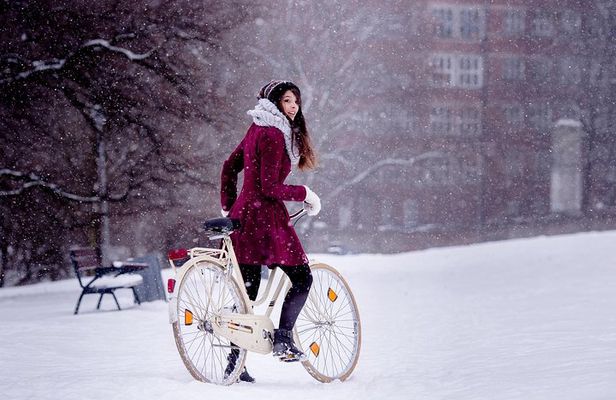 Winter Ride on eBike in Prague