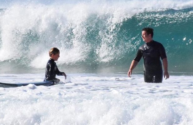 Surfing lessons