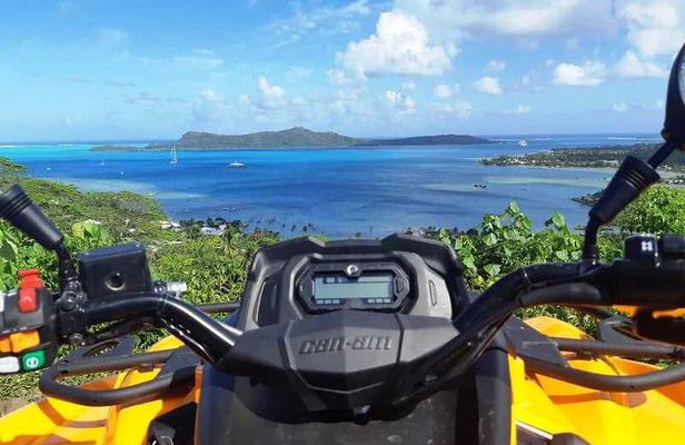 Island Tour & Getaway on the Bora Bora Mountains by Quad / ATV