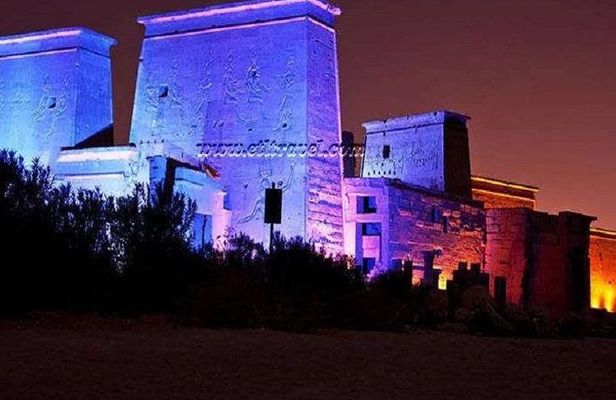 Sound and Light in Philae Temple