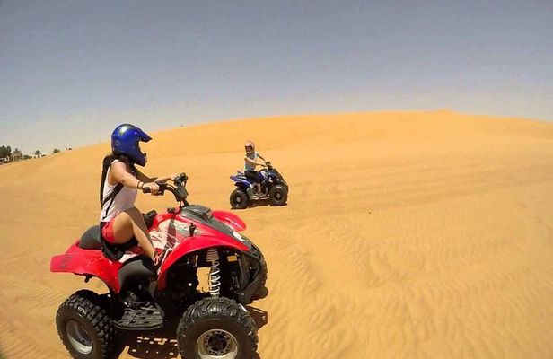 Evening Desert Safari BBQ Dinner With Quad Bike & Sand boarding