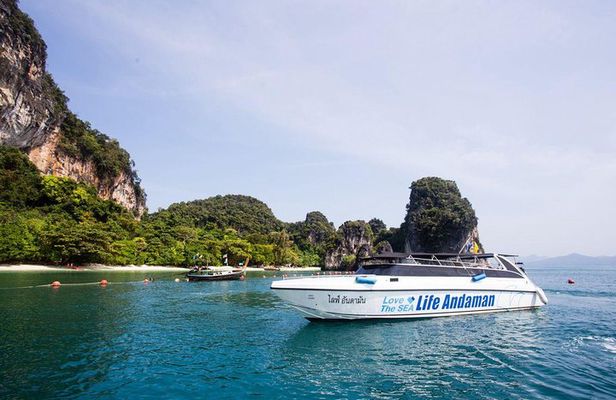 Krabi Hong Islands Speedboat with Snorkeling, Lunch & Transfer