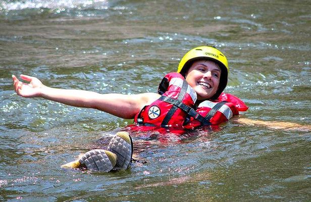 Swim Below the Victoria Falls Sprays