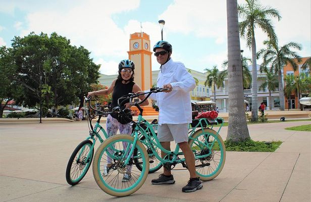 E-Bike City Tour though Cozumel & Taco Tasting Tour