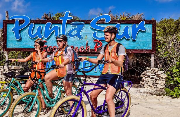 Punta Sur Eco Beach Park Electric Bike Tour in Cozumel