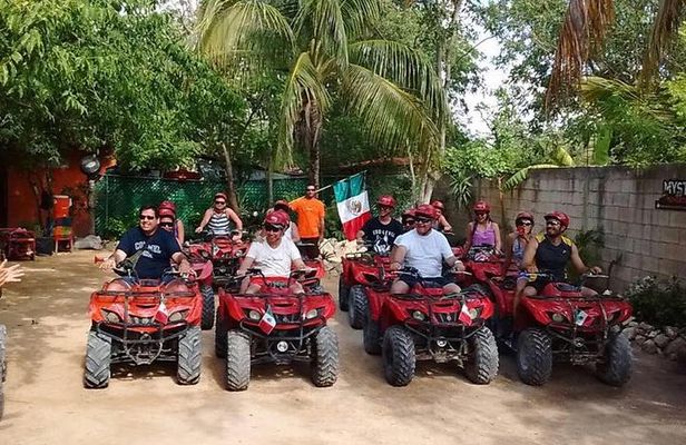 ATV Cenote & Ziplines Activities from Riviera Maya