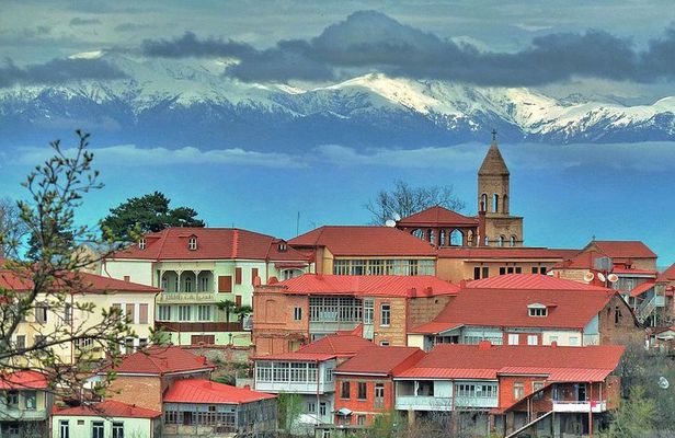Signaghi, Bodbe monastery + wine tasting
